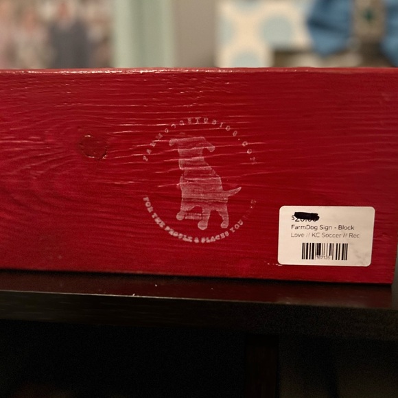 Women’s KC Currents Soccer Wooden Block Sign. - Picture 2 of 2